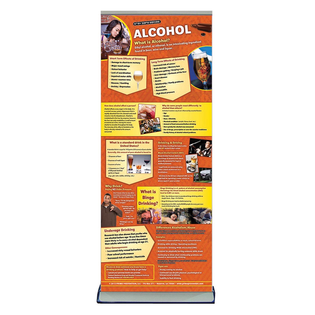 Alcohol Prevention: Retractable Presentation Banner