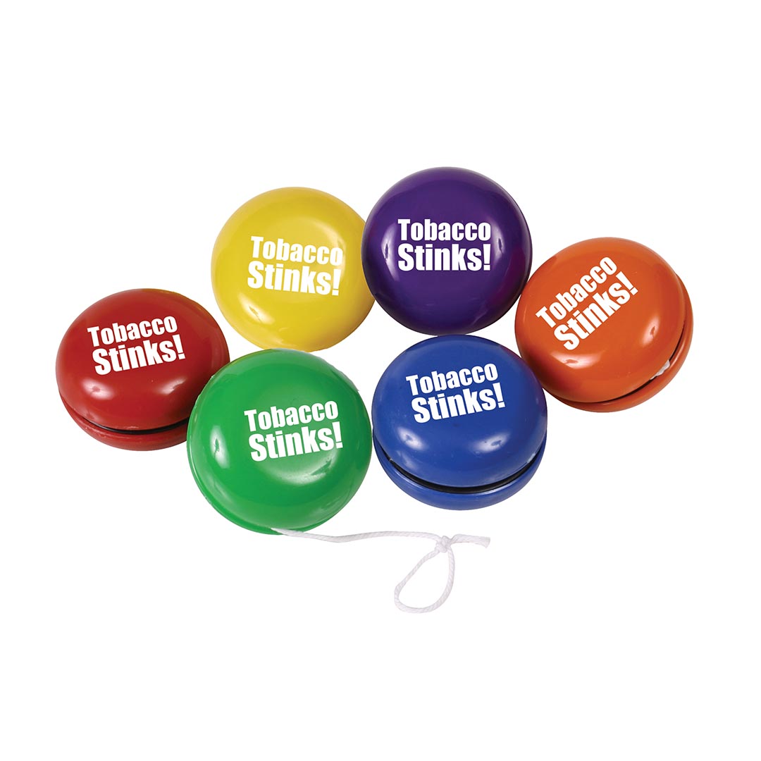 Tobacco Stinks Plastic Yo-Yo