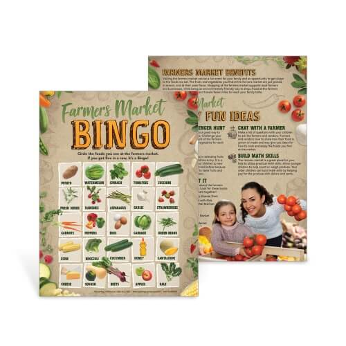Farmers Market Bingo Handouts