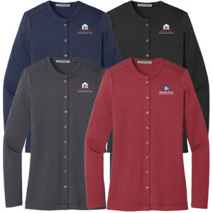 Health First Port Authority® Ladies Concept Stretch Button-Front Cardigan