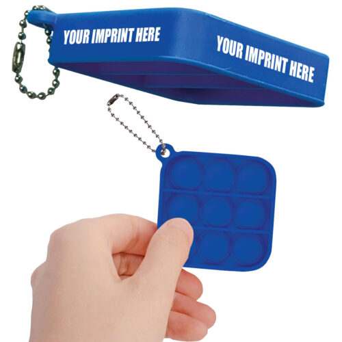 Push Pop Bubble Fidget Keychain (Customizable)