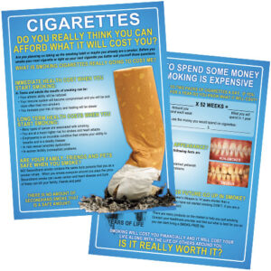 Cigarettes: Do You Really Think You Can Afford What It will Cost You? Handout Sheet