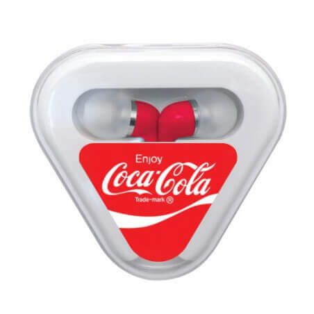 Earbuds: Triangular Shaped Case – Customizable – Full Color Decal