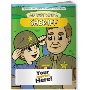 My Visit with a Sheriff Coloring Book – Customizable