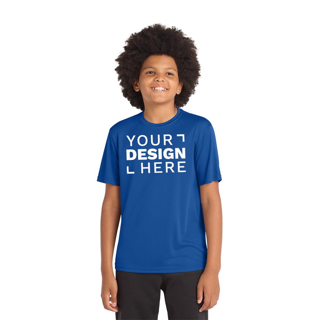 Sport-Tek Competitor Tee – Youth – Screenprinted – Customizable