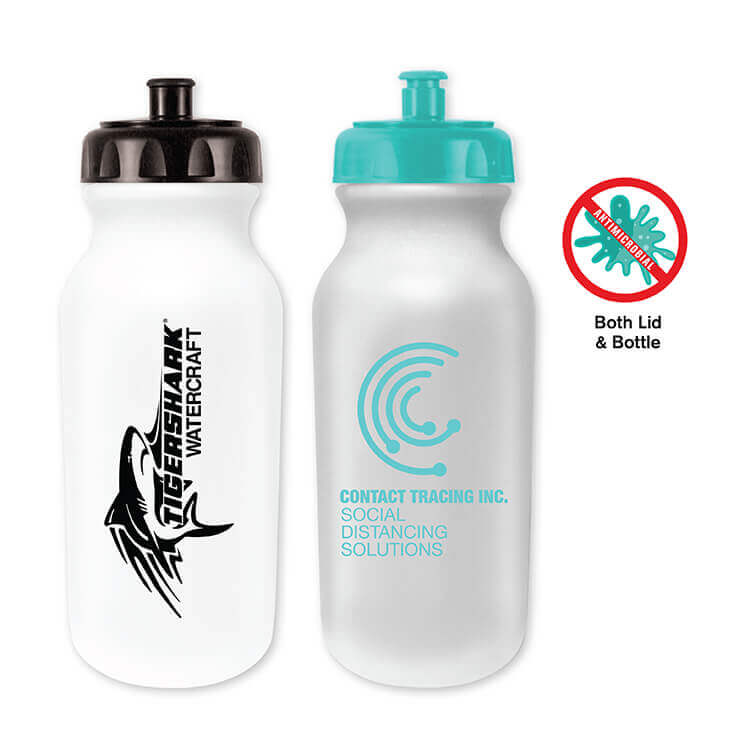 Antimicrobial Water Bottle (20 oz) w/ 1-Color Imprint