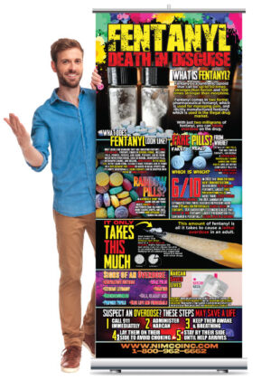 Retractable Banner – Fentanyl: Death In Disguise