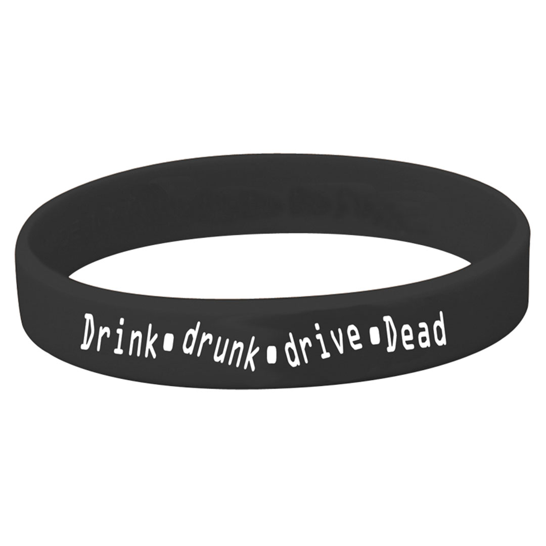 Alcohol Awareness Bracelet – Drink•Drunk•Drive•Dead