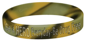 Be a HERO Everyday Be Drug Free Bracelet