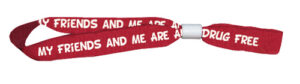 My Friends and Me Are All Drug Free Friendship Bracelet