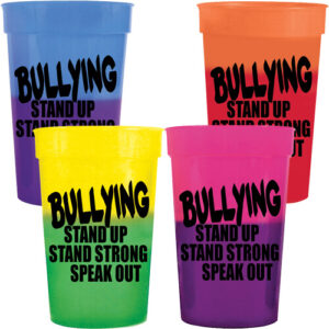 Bullying Stand Up Speak Out – Assorted Color Changing 17 oz. Stadium Cup