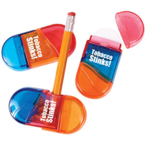 Tobacco Stinks Eraser Sharpener Combo