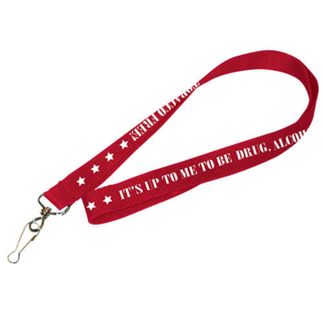 Drug, Alcohol, and Tobacco Free Lanyard (36″ Length)