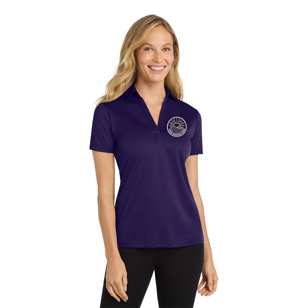 Port Authority Ladies Silk Touch Performance Polo-Embroidered