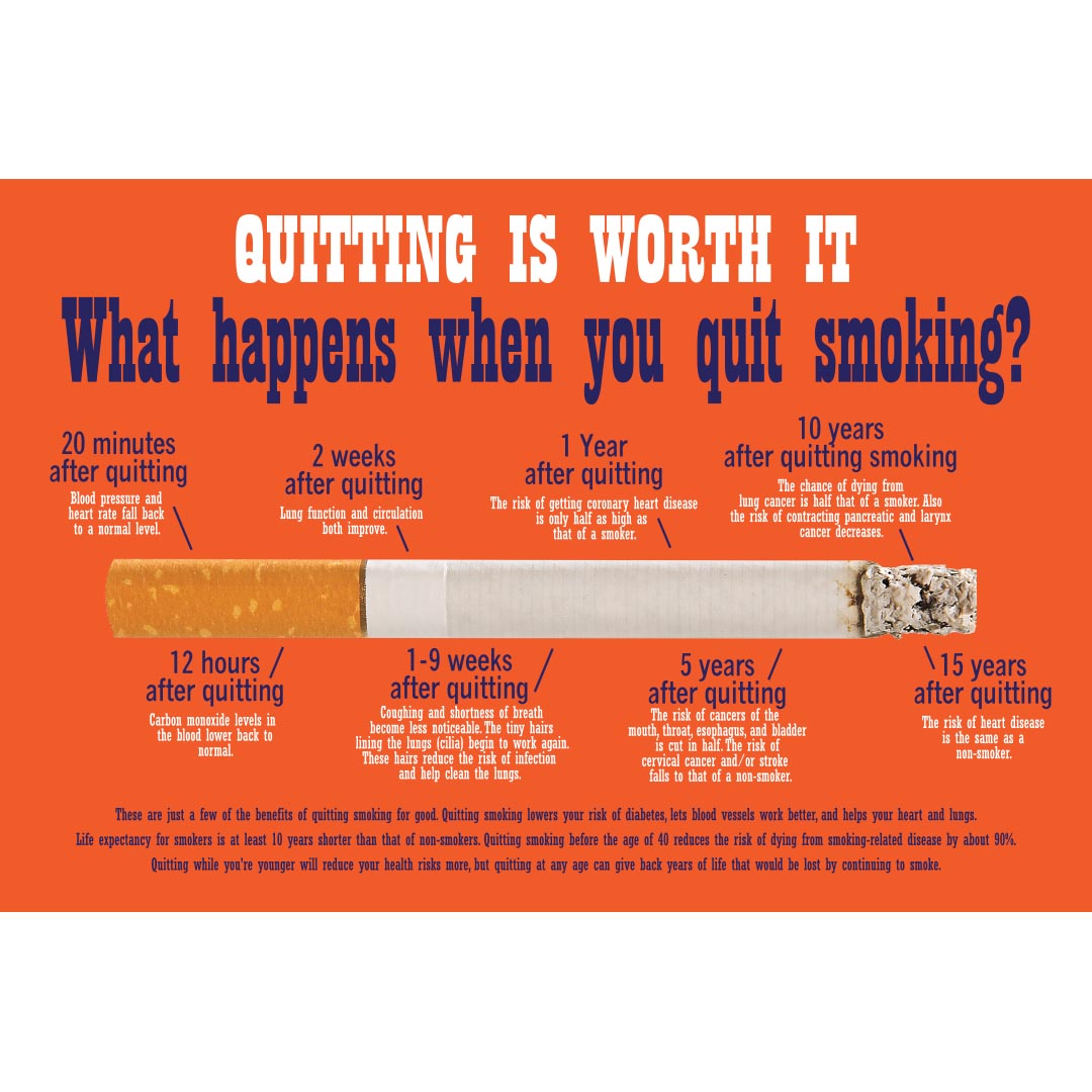 Quitting Is Worth It Poster (Quit Smoking)