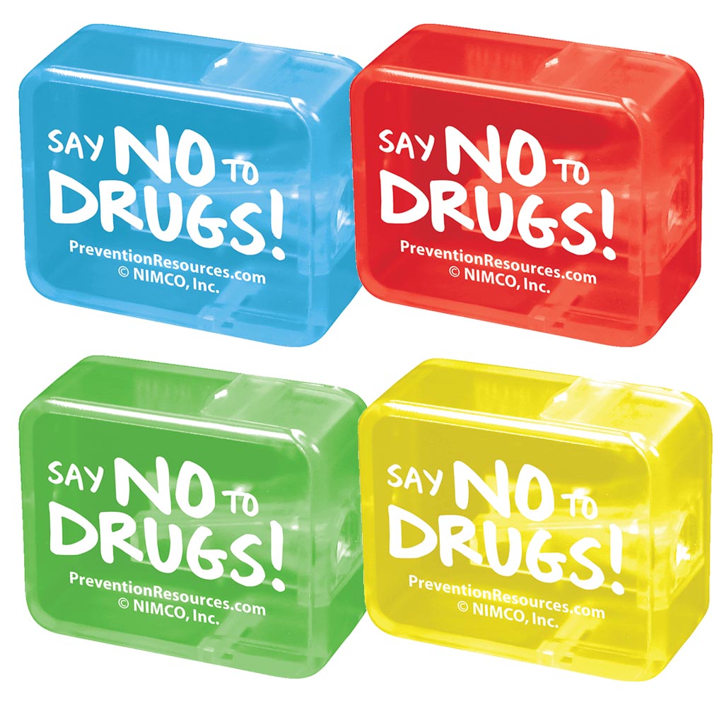 Flip Top Pencil Sharpener – Say NO to Drugs!