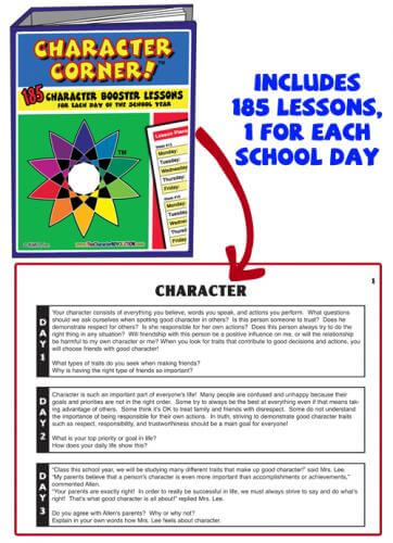 Character Corner-Character Booster Lessons for Each Day of the School Year Character Corner-Character Booster Lessons for Each Day of the School Year