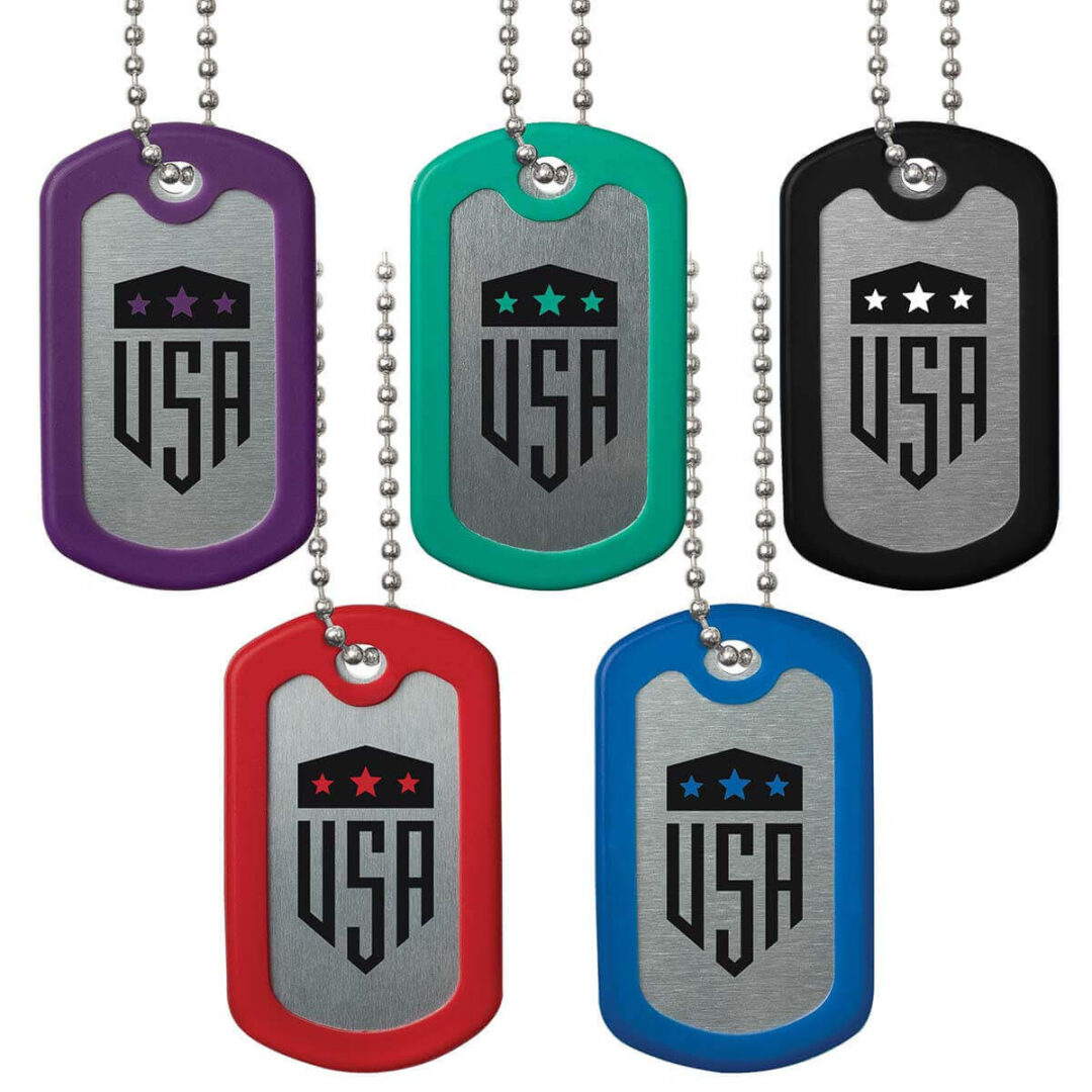 Dog Tag With Ball Chain-Customizable