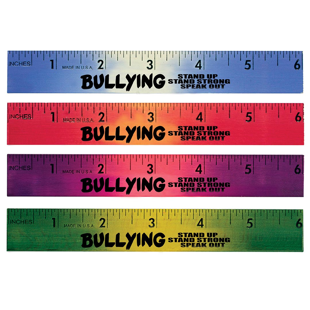 Bullying Stand Up Speak Out – Assorted Color Changing 6″ Rulers