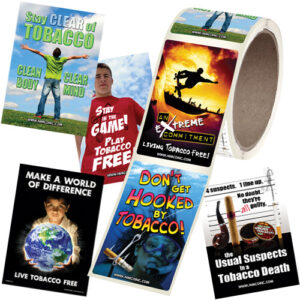 Tobacco Prevention Sticker Roll