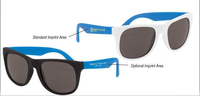 Sunglasses – Rubberized – Customizable