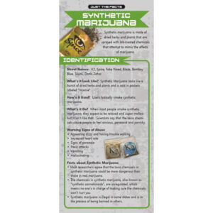 Just The Facts – Synthetic Marijuana Rack Cards – Sold In Sets of 100