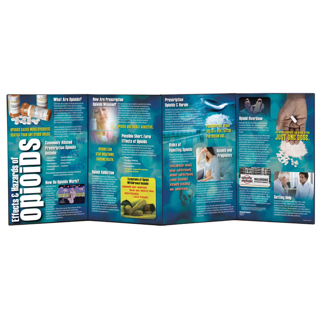 Effects & Hazards Of Opioids (Folding Display)