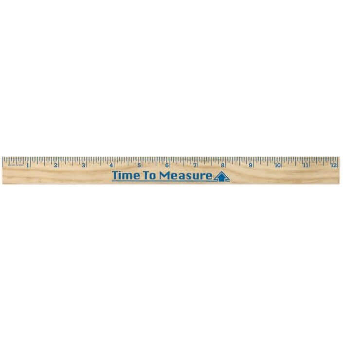 12″ Wooden Ruler – Customizable