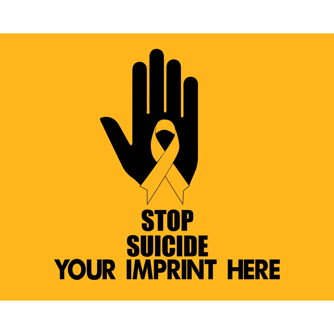 Suicide Prevention Banner (Customizable): Stop Suicide
