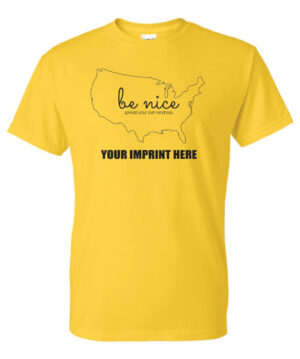 Kindness Shirt: Be Nice-Customizable