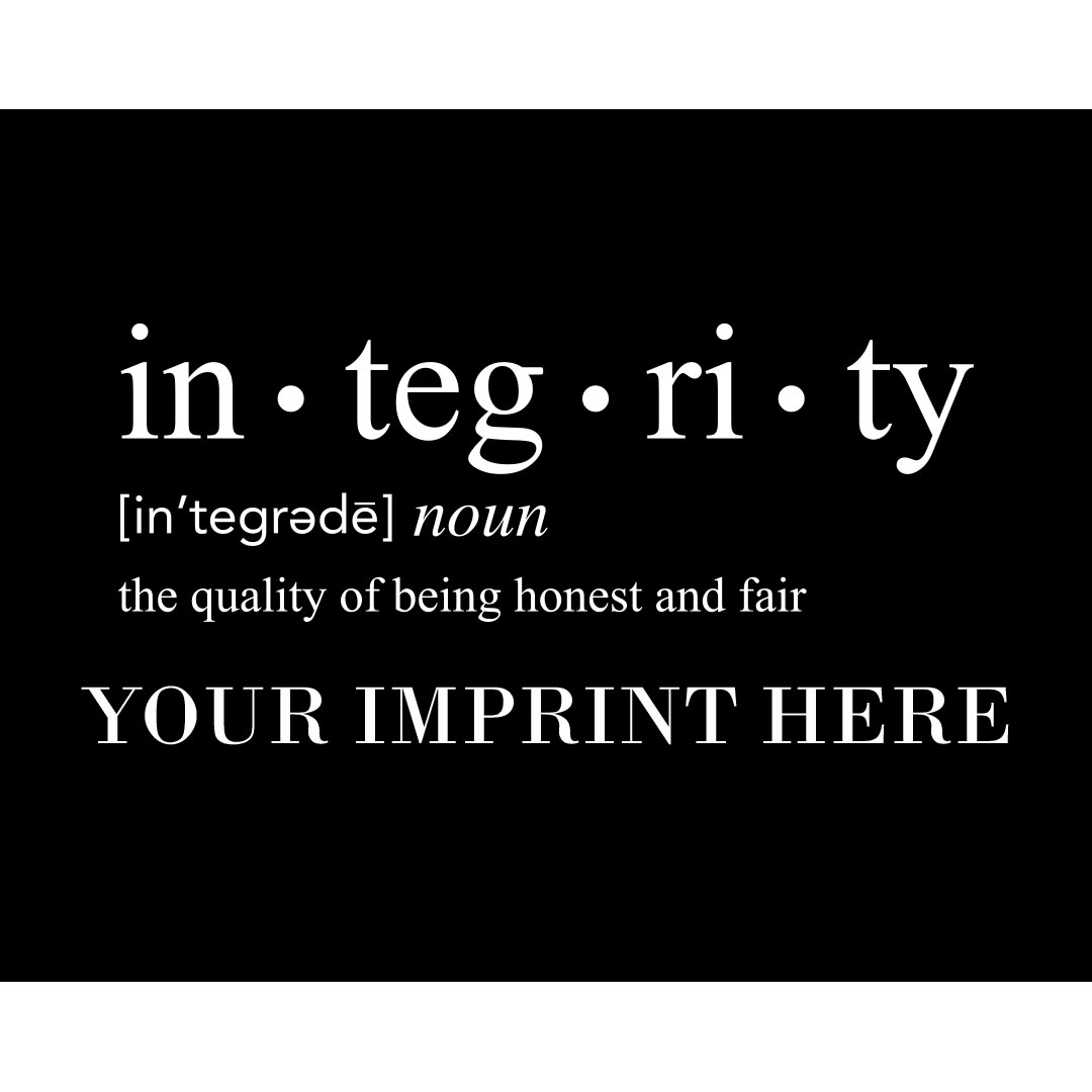 Kindness Banner (Customizable): Integrity
