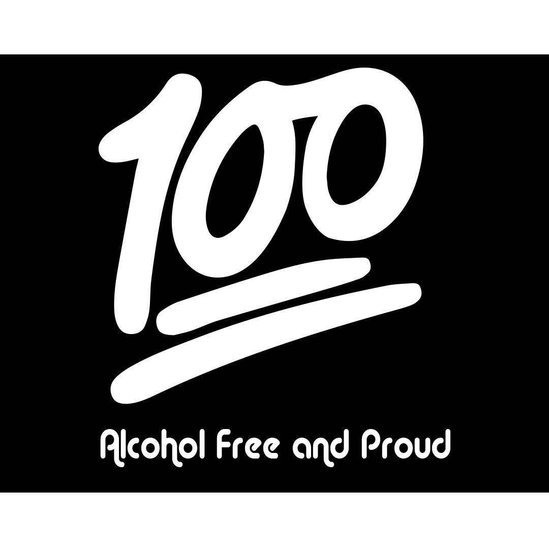 Alcohol Prevention Banner (Customizable): Alcohol Free and Proud
