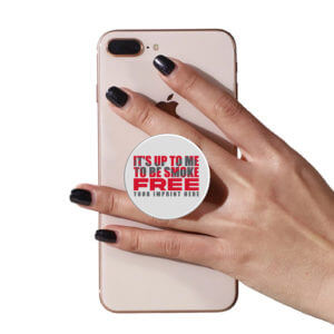 Tobacco Prevention PopUp Phone Gripper (Customizable): Erase Tobacco