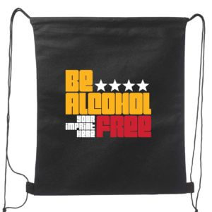 Alcohol Prevention Backpack: Be Alcohol Free – Customizable