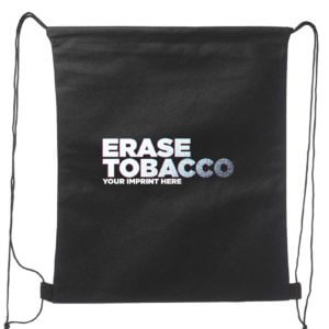Tobacco Prevention Backpack: ERASE TOBACCO – Customizable