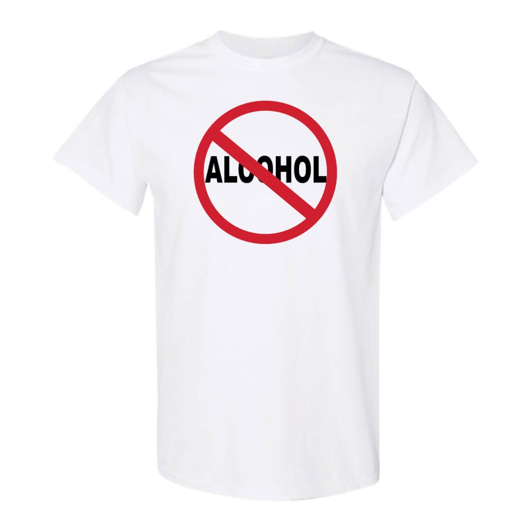 Alcohol Prevention Shirt: No Alcohol - Customizable