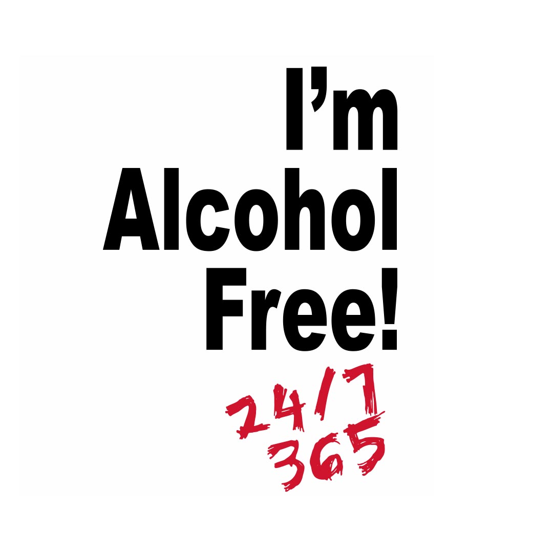 Alcohol Prevention Banner (Customizable): I’m Alcohol Free