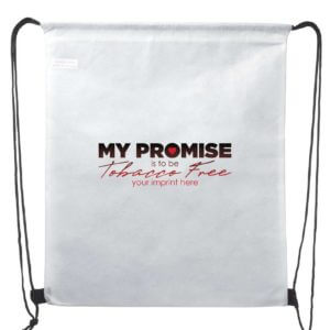 Tobacco Prevention Backpack: My Promise is to Be Tobacco Free – Customizable