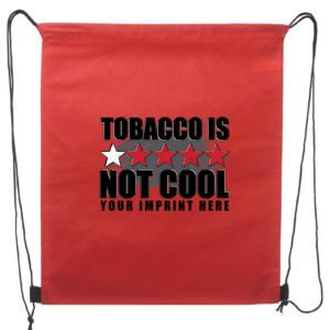 Tobacco Prevention Backpack: Tobacco is Not Cool – Customizable