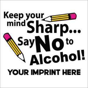 Alcohol Prevention Banner (Customizable): Keep Your Mind Sharp, Say No To Alcohol