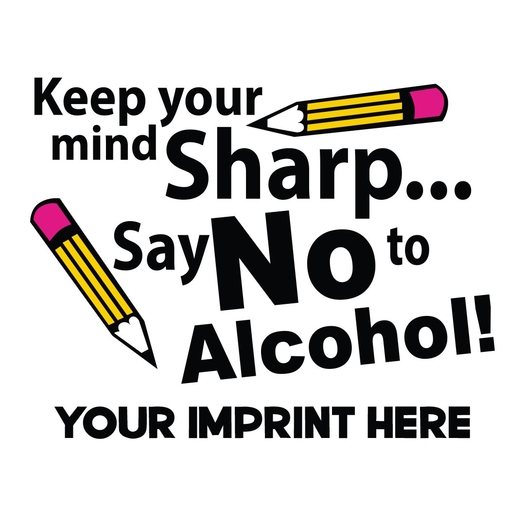 Alcohol Prevention Banner (Customizable): Keep Your Mind Sharp, Say No To Alcohol