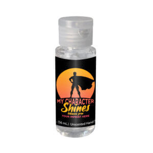 Tobacco Prevention Hand Sanitizer (Customizable): My Character Shines Tobacco Free