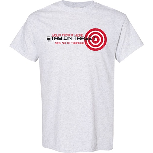 Tobacco Prevention Shirt: Stay On Target, Say No To Tobacco Tobacco Prevention Shirt: Stay On Target, Say No To Tobacco