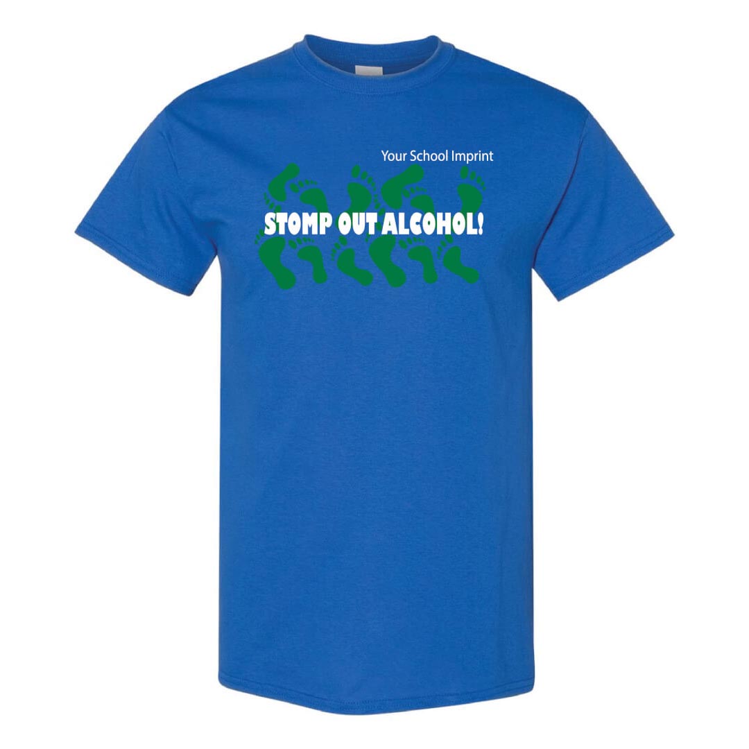 Alcohol Prevention Shirt: Stomp Out Alcohol - Customizable