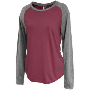 Cougar Apparel – Womens Raglan Jersey Crew
