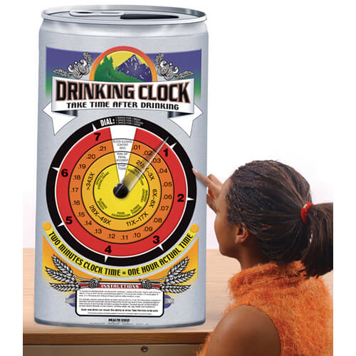 Drinking Clock Action Display