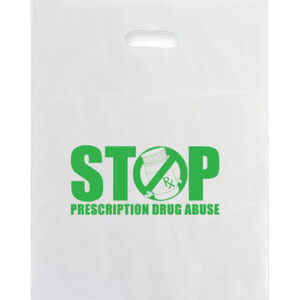 Stop Prescription Drug Abuse – 9″ x 13″ Plastic Bag