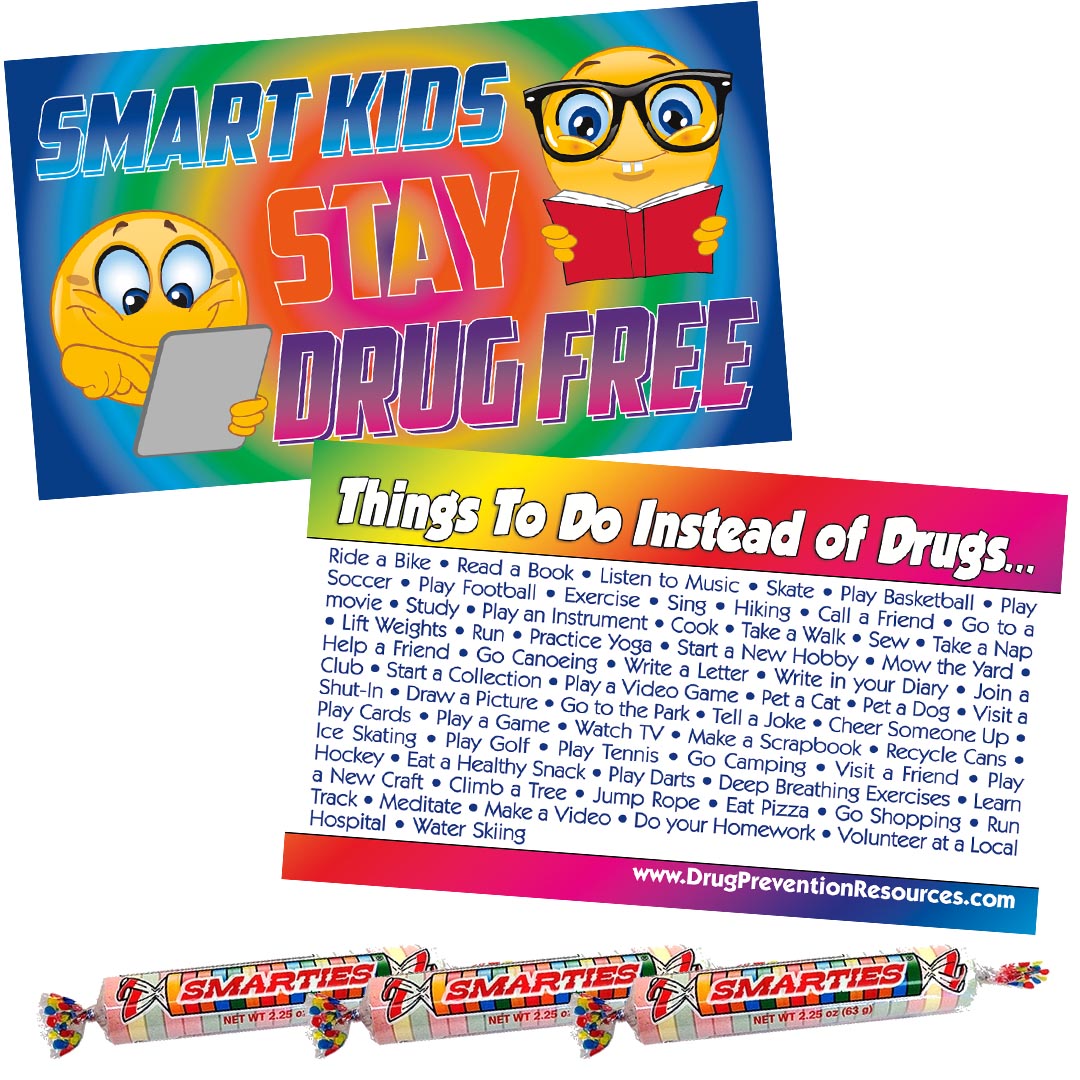SMART KIDS STAY DRUG FREE Treat Pack (Set of 25)