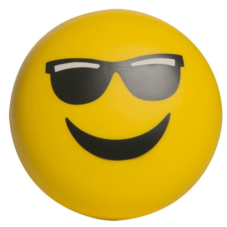 Emoji Mr Cool Face Stress Reliever – Customizable