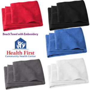 Health First Port Authority ® Value Beach Towel